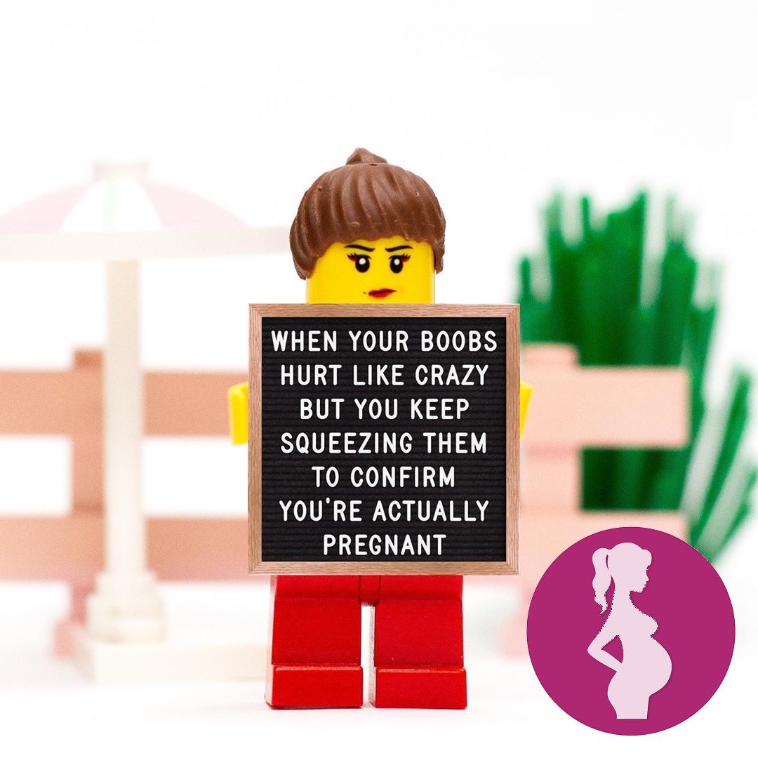 Some symptoms are starting to creep in for Jane, her breasts are super sore Shes kinda happy…